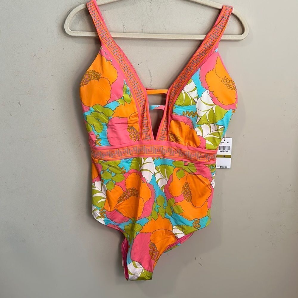 Trina Turk Playa De Flor One-piece Swimsuit 14